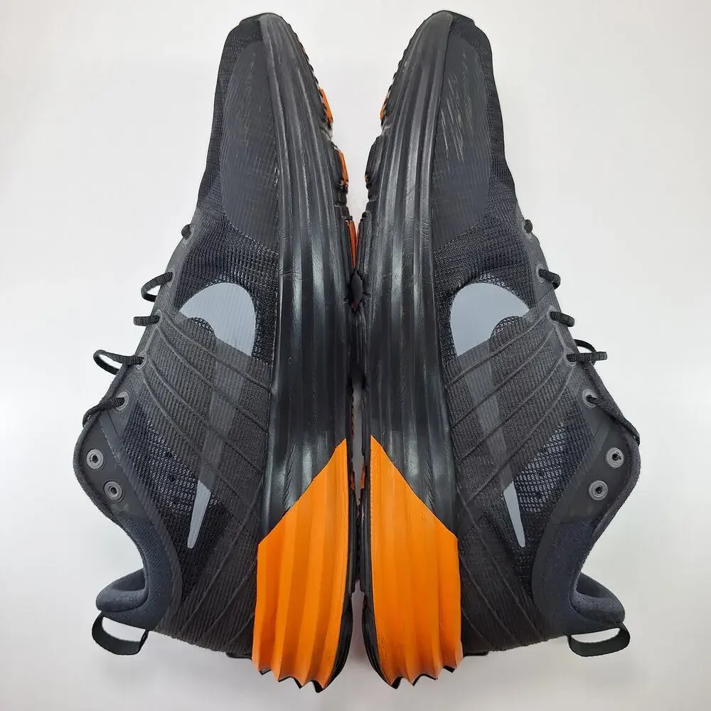 Nike Lunar Roam Mens 12 Black Safety Orange HJ8999-001 Running Shoes Sneakers